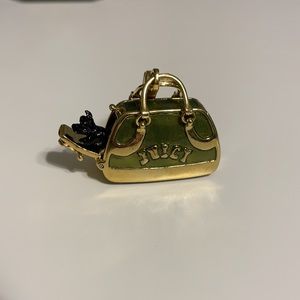 Juicy Couture Bowler Bag Charm with Box